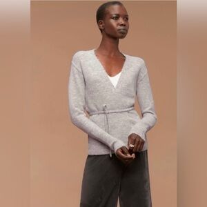 Wilfred Gray Ballet Wrap Sweater